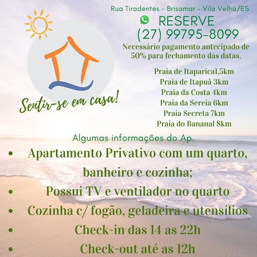 Ap 7 Inteiro Privatico C\ Wi-Fi. Sentir_Se Em Casa! Apartment Vila Velha  Luaran gambar